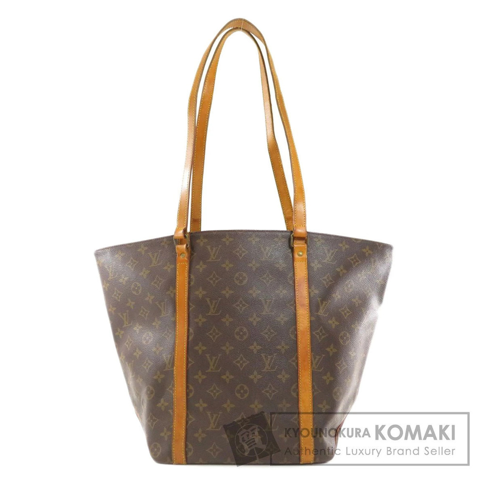 Louis Vuitton Sac Shopping Tote Bag Monogram Canvas Brown